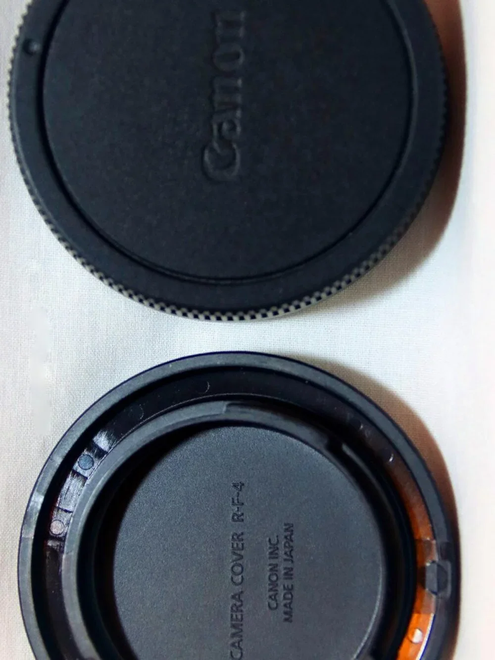 Canon M Series Mirrorless Camera Rear Lens Dust Cap and Camera Body Cap Set Mint
